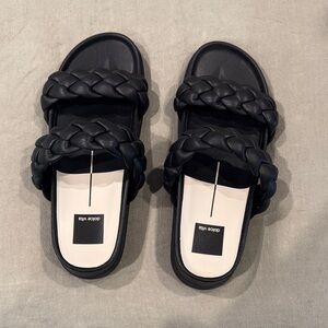 Dolce Vita Black Braided Sandals